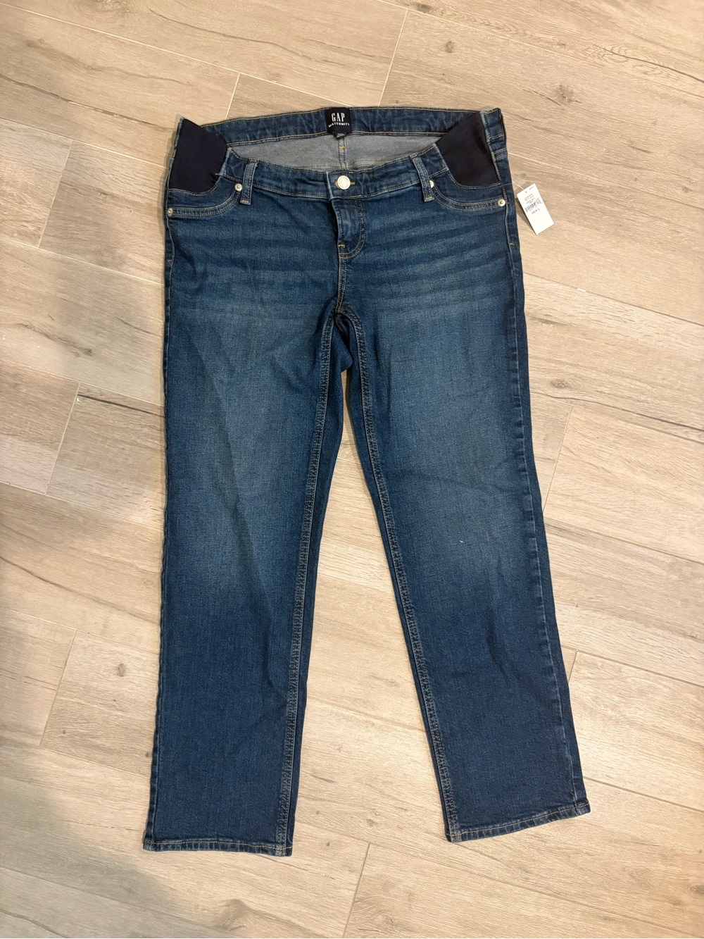 GAP Maternity Dark Blue Straight Leg Jeans